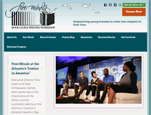 Tablet Screenshot of freemindsbookclub.org